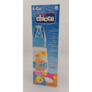 CHICCO BIBERON PLASTIQUE 4-12MOIS  150ML