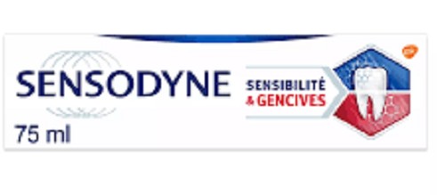 SENSODYNE DENTIFRICE SENSIBILITE & GENCIVES 75ML