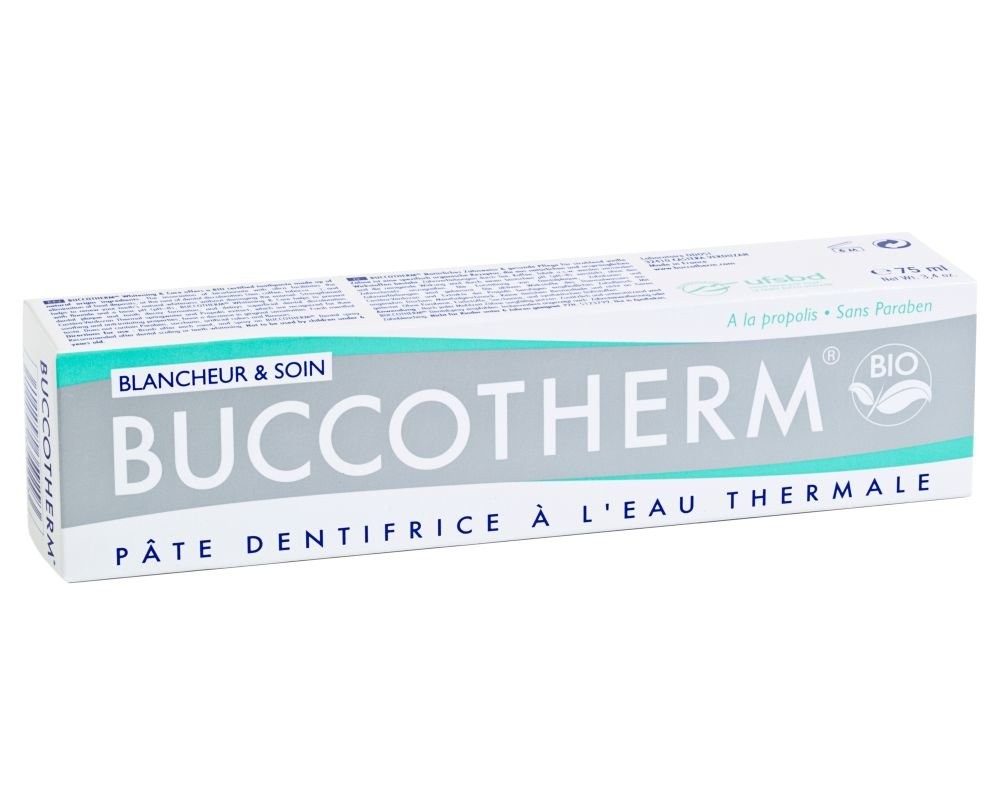 BUCCOTHERM DENTIFRICE BLANCHEUR ET SOIN 75ML