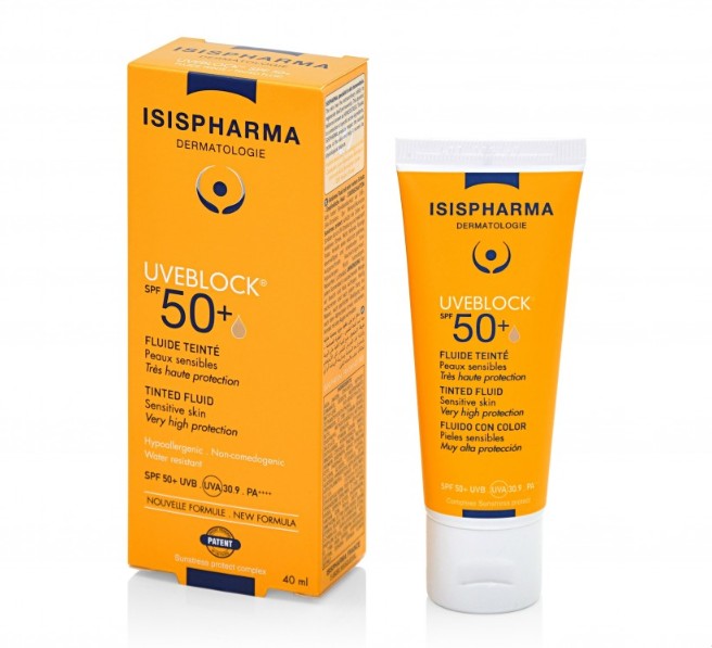 ISIS pharma UVEBLOCK 50+ FLUIDE TEINTE 40ml