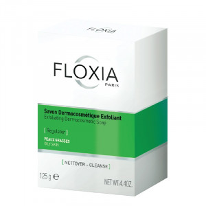Floxia SAVON DERMOCOSMÉTIQUE EXFOLIANT, 125g