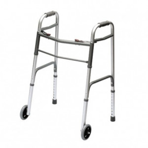 Déambulateur pliable en aluminium sans roues