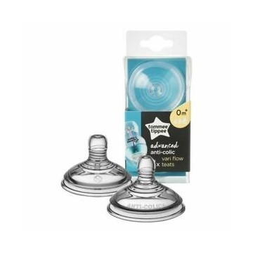TOMMEE TIPPEE ADVANCED ANTI-COLIQUE 2 TETINES A DEBIT MOYEN 3M+