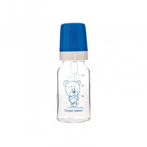 CANPOL BABIES BIBERON VERRE 120ML TETINE SILICONE 3M+