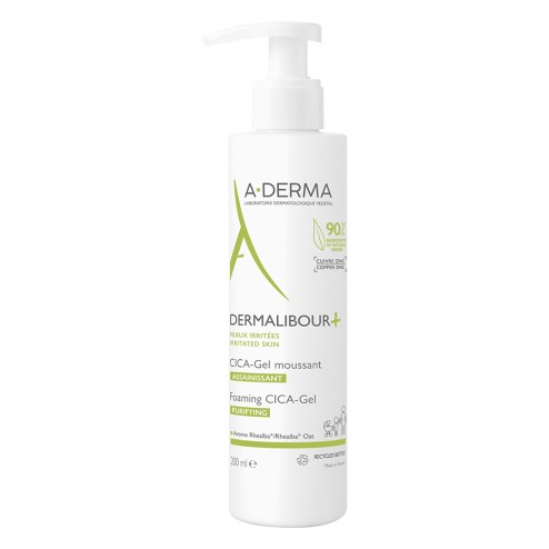 A-DERMA DERMALIBOUR+ GEL MOUSSANT, 250ml