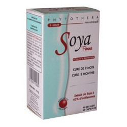 PHYTOTHERA SOYA FEMME, 60 gélules