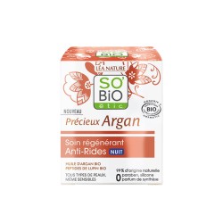 SO BIO SOIN HYDRATANT ANTI-RIDES NUIT "PRÉCIEUX ARGAN" 50ML
