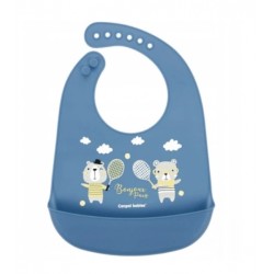 CANPOL BABIES BAVOIR SILICONE AVEC POCHE BONJOUR PARIS