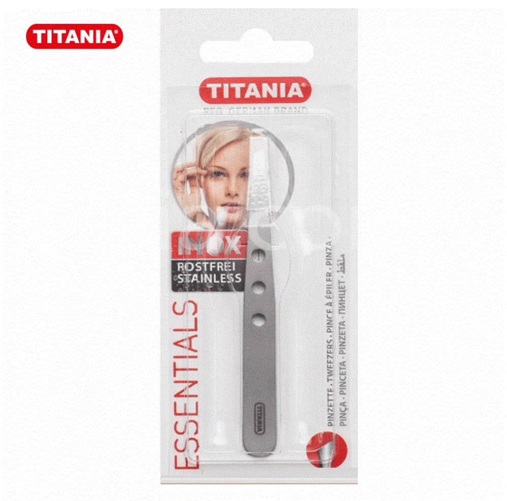 TITANIA PINCE À ÉPILER  INOX 1090/61B