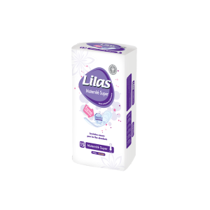 LILAS SERVIETTES MATERNITE SUPER PHARMACIE , 15 PIECES