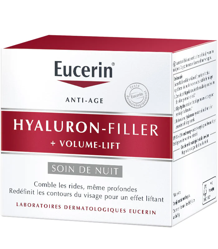 EUCERIN HYALURON FILLER VOLUME LIFT SOIN DE NUIT 50ML-pharmashop