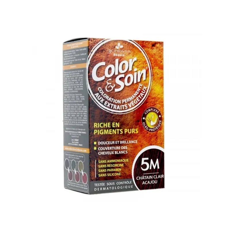 COLOR & SOIN COLORATION CHATAIN CLAIR ACAJOU 5M