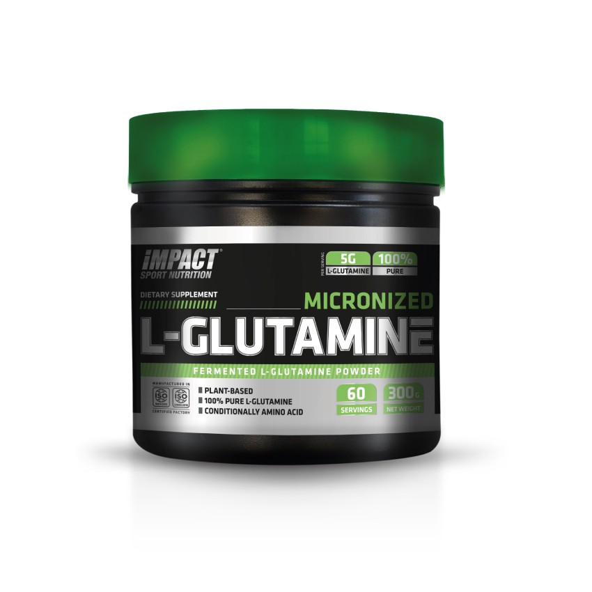 IMPACT MICRONIZED L-GLUTAMINE 300GR-pharmashop