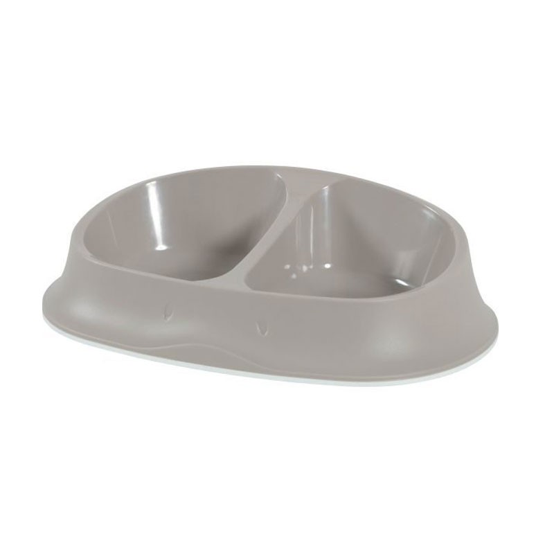 STEFANPLAST GAMELLE CHIC DOUBLE 2 * 0.25 L GRIS