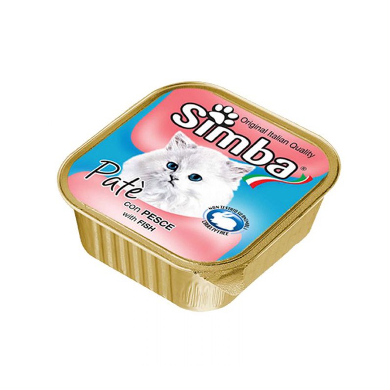 SIMBA BARQUETTE CHAT POISSON 100GR
