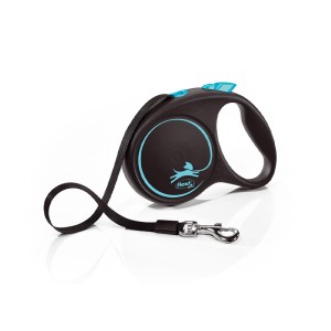 FLEXI LAISSE BLACK DESIGN TAPE M 5M-pharmashop