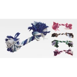 CROCI CORDE 2 NŒUDS ROSE VIOLET 30 CM