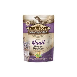 CARNILOVE POCHON CHAT QUAIL 85GR-pharmashop