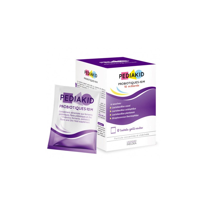 PEDIAKID PROBIOTIQUES 10M 10 SACHETS