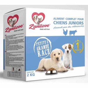 ZANILOVE CROQUETTES CHIEN JUNIOR 2KG-pharmashop