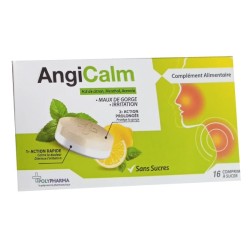 POLYPHARMA ANGICALM CITRON 16 COMPRIMER A SUCER