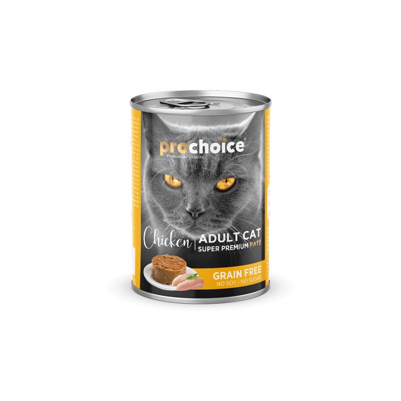 PROCHOICE GRAIN FREE PATE CHAT 400GR