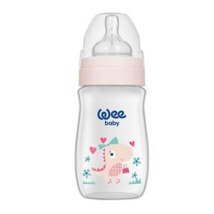 WEE BABY CLASSIC BIBERON EN PLASTIQUE COL LARGE 150ML