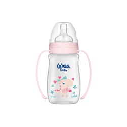 WEE BABY BIBERON CLASSIC PLUS COL LARGE PP AVEC POIGNEE 0-6M 250ML