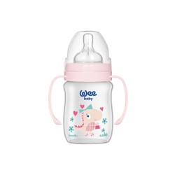 WEE BABY BIBERON COL LARGE PP AVEC POINGEE 0-6M 150ML 137