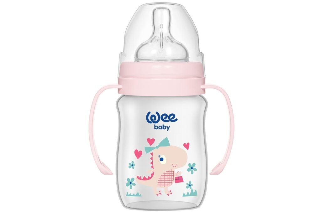 WEE BABY BIBERON COL LARGE PP AVEC POINGEE 0-6M 150ML 137