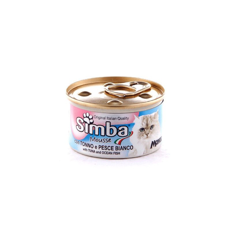 SIMBA CAT MOUSSE THON ET POISSON 85GR