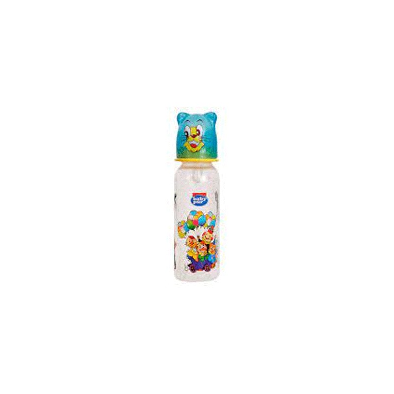 BABY PUR BIBERON AVEC COUVERCLE AMUSANT BLEU 125ML