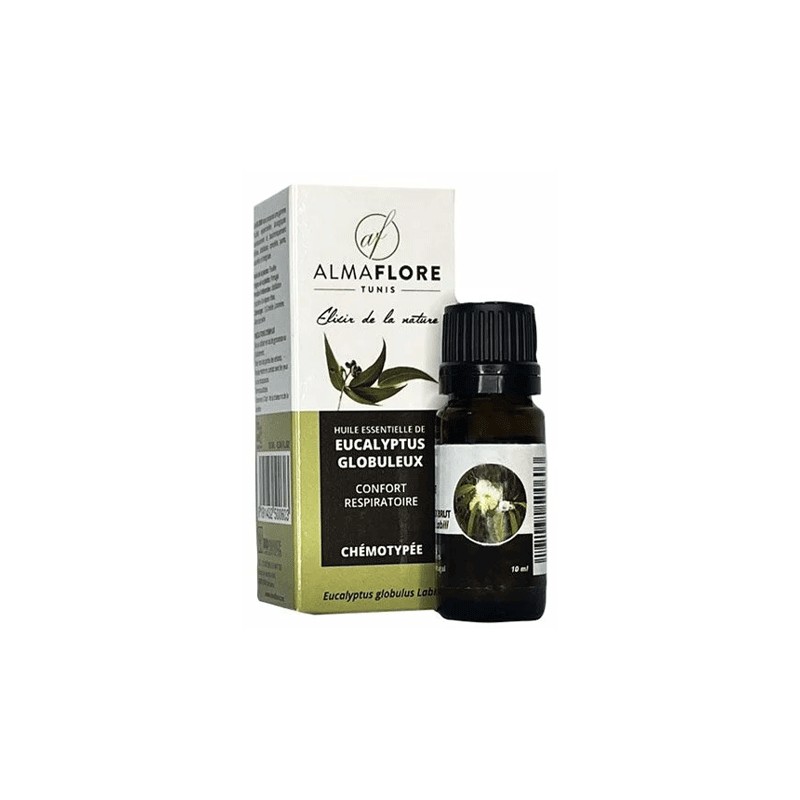 ALMAFLORE HUILE ESSENTIELLE DE EUCALYPTUS GLOBULEUX 10ML