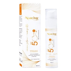 NARCISSE GOLD ECRAN SOLAIRE INVISIBLE SPF50+ 50ML-pharmashop
