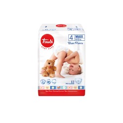 TRUDI BABY PANTS MAXI 8/15KG TAILLE 4 BOITE DE 12