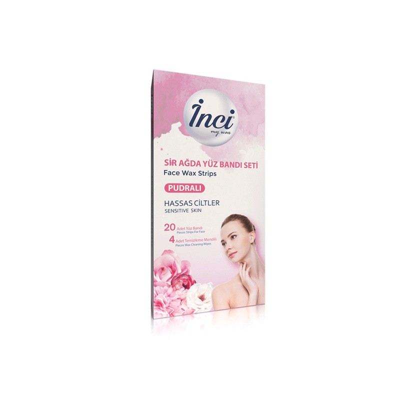 INCI RUBAN DE CIRE VISAGE 24 PCS-PINK