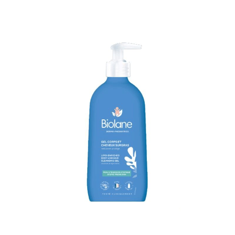 BIOLANE GEL CORPS ET CHEVEUX SURGRAS 350ML-pharmashop