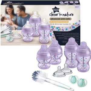 TOMMEE TIPPEE ADVANCED ANTI-COLIQUE KIT DE NAISSANCE ROSE pharmashop