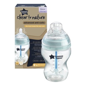 TOMMEE TIPPEE BIBERON ADVANCED ANTI-COLIQUE TURQUOISE 0M+ 260ML PHARMASHOP