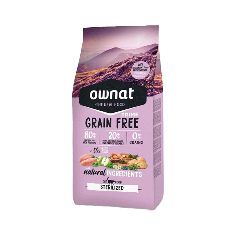OWNAT PRIME GRAIN FREE STERILIZED 3KG-pharmashop
