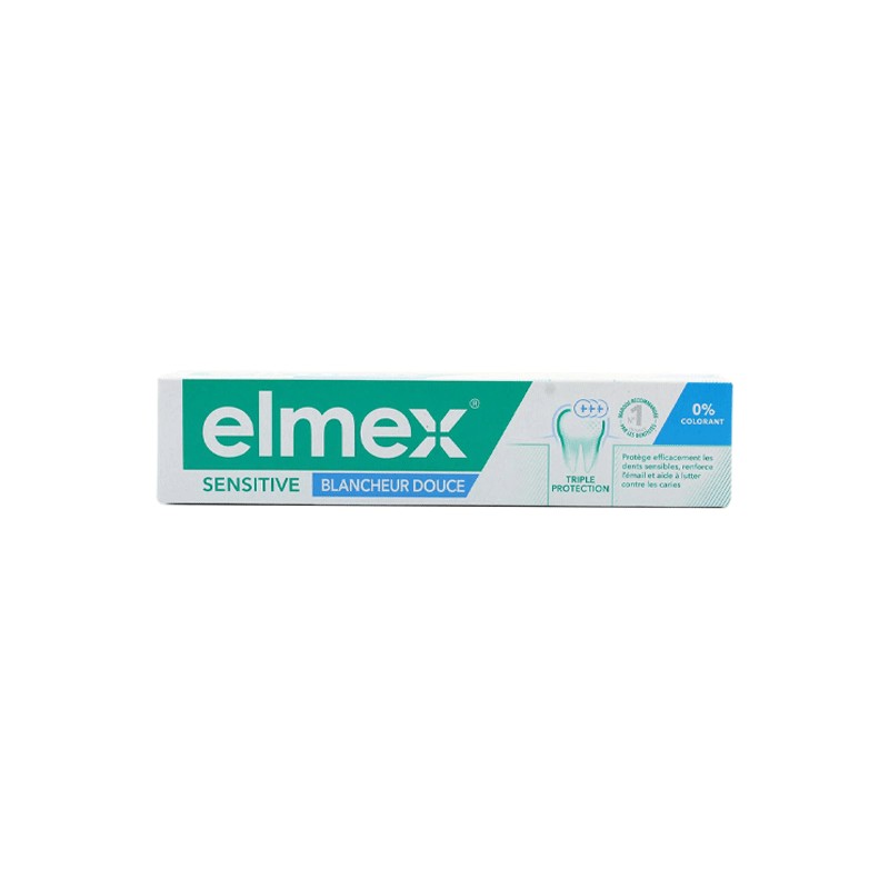 ELMEX DENTIFRICE SENSITIVE BLANCHEUR DOUCE 75ML-pharmashop