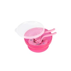 CANPOL BOL EN PLASTIQUE AVEC COUVERTS ET COUVERCLE 350ML 21/300