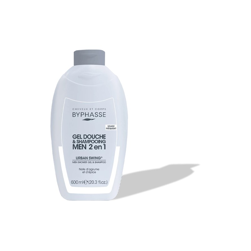 BYPHASSE GEL DOUCHE-SHAMPOOING 2 EN 1 URBAN SWING MEN 600ML-pharmashop