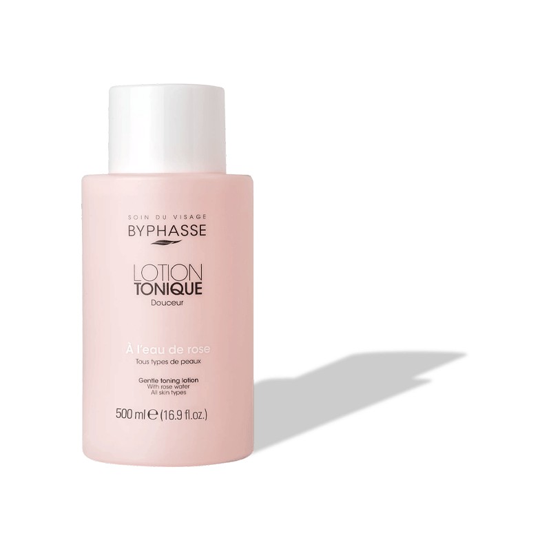 BYPHASSE LOTION TONIQUE A L’EAU DE ROSE 500ML-pharmashop