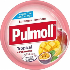 PULMOLL TROPICAL+VITAMINS 45GR-pharmashop