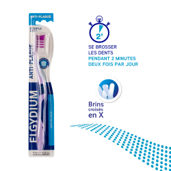 ELGYDIUM BROSSE A DENTS ANTI PLAQUE SOUPLE