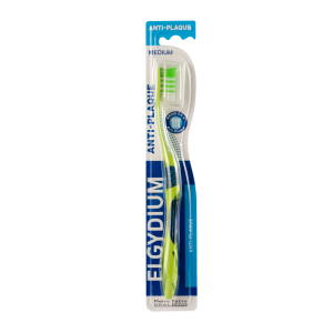 ELGYDIUM BROSSE A DENTS ANTI PLAQUE MEDIUM-pharmashop