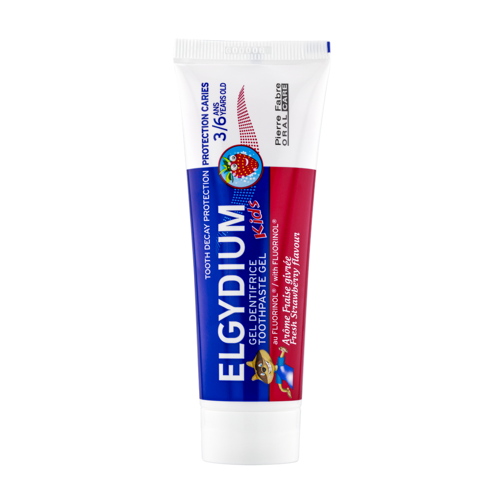 ELGYDIUM DENTIFRICE KIDS FRAISE GIVREE 50ML-pharmashop