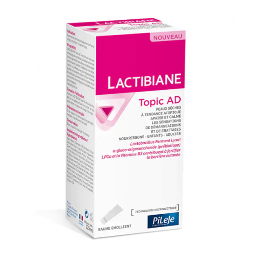 PILEJE LACTIBIANE TOPIC AD BAUME EMOLIENT 125ML-pharmashop