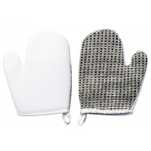 TITANIA GANT DE MASSAGE EN CHANVRE TERRY BEIGE 7703-pharmashop